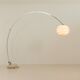 Italian mid century extra large arc lamp with Murano glass shade, 1970s