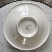 Duo de plats de service longchamp roses années 30-40
