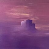 Painting, oil on canvas, 55 x 46 cm, "Citadel III"