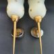 Pair of wall sconces torch style Empire