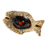 Ashtray catchall in Fat Lava, fish shape, 1970.