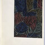 Elie Dayan, Untitled (Vegetal Pattern 3). Mixed media on paper.