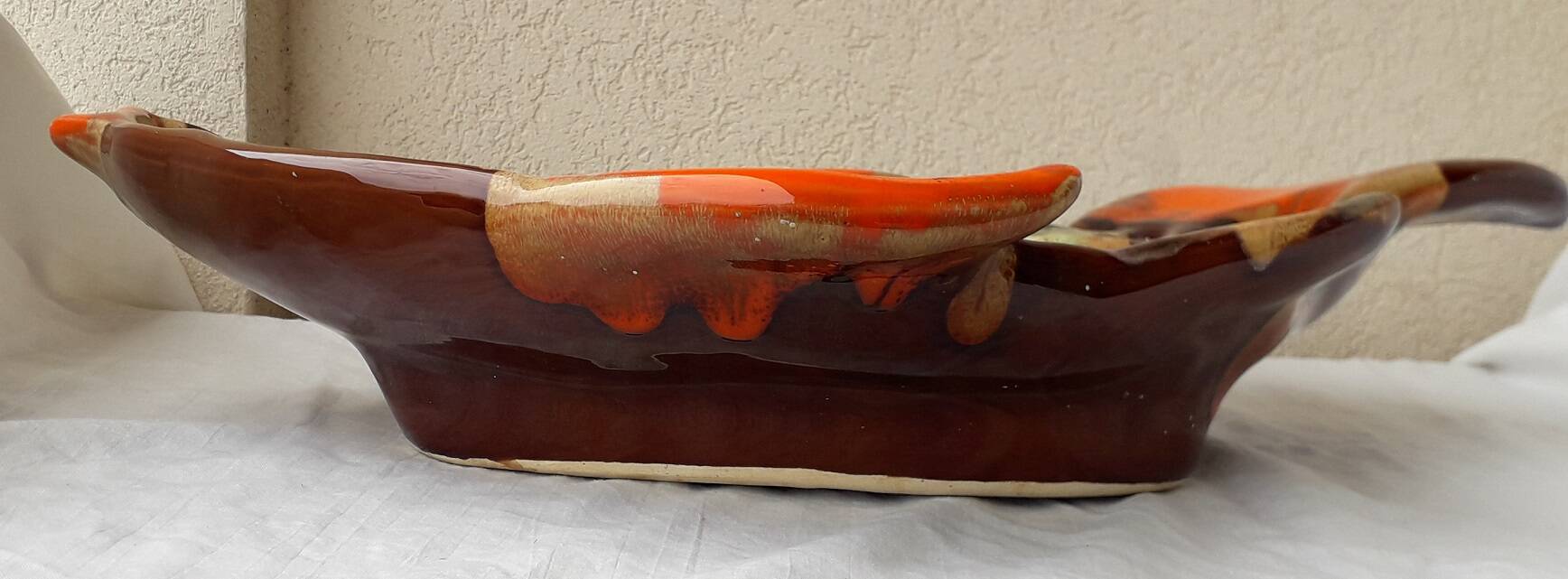 Plat poisson céramique