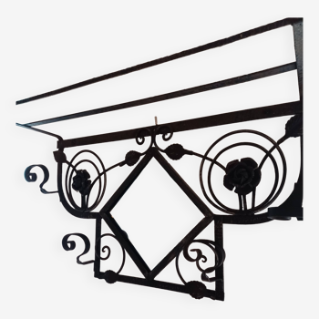 Coat Rack and Umbrella Rack Set 1925 black roses