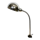 Lampe de table italienne en col de cygne vintage chromée, années 1960