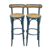 Pair of canne stools