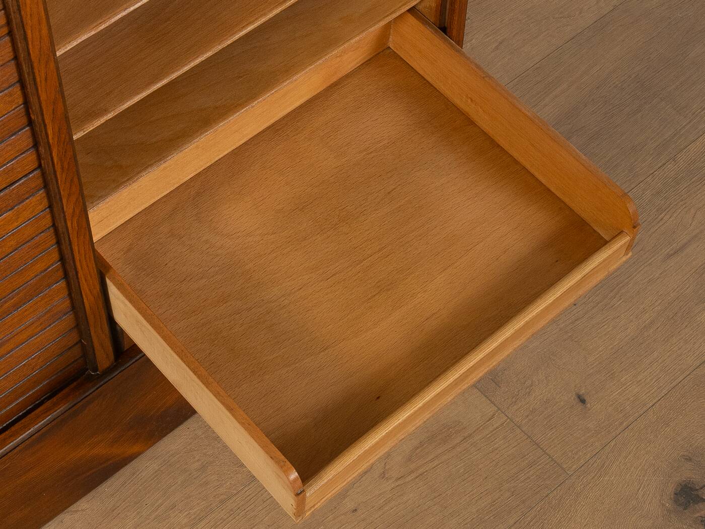 Unique Art Deco roll-top cabinet from the 1930s