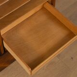 Unique Art Deco roll-top cabinet from the 1930s