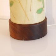 Swedish lamp in fibreglass and teak