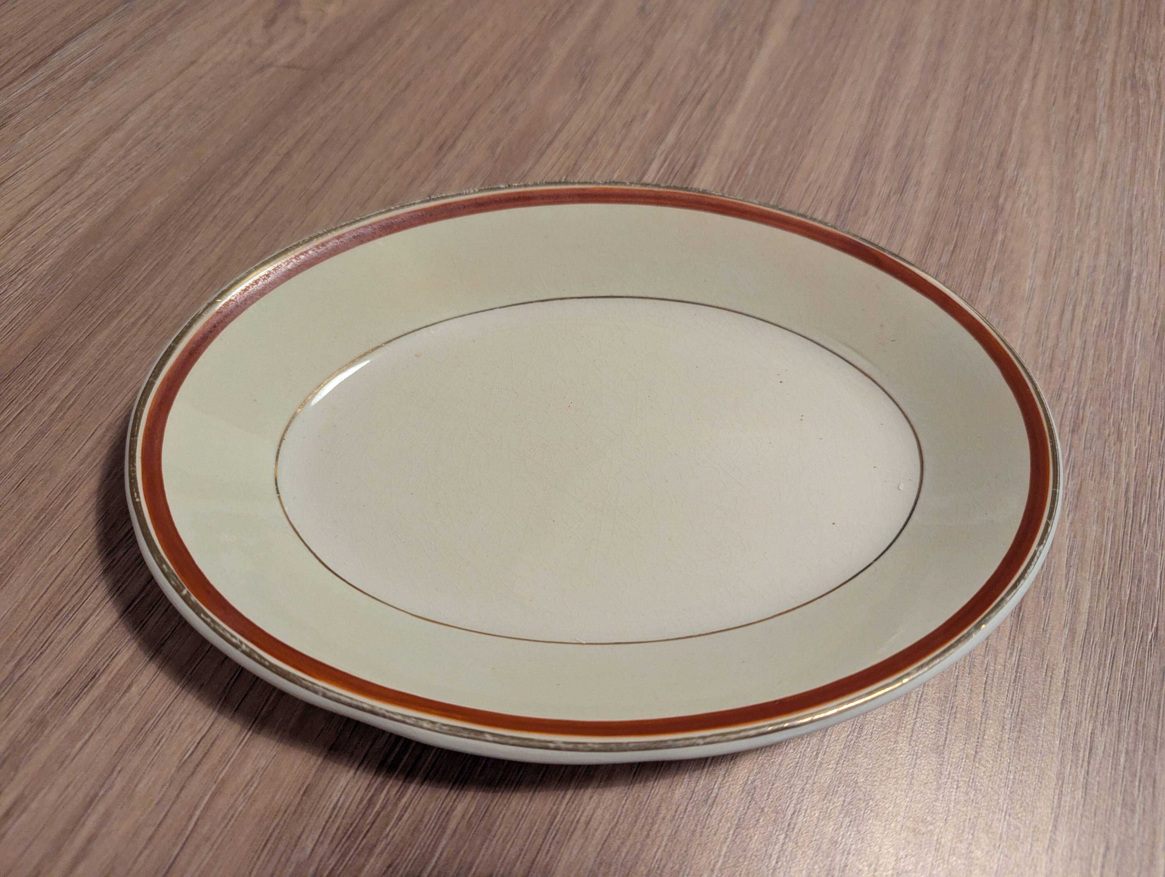 Large Longchamp set in France in earthenware Tea service, serving pieces