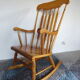 Rocking-chair fan folder
