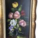 Huile sur toile tableau de fleurs