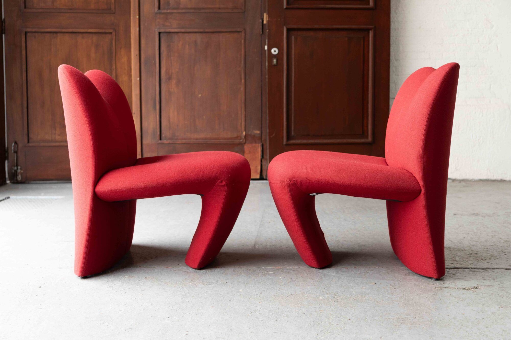 Ensemble de 2 fauteuils lounge « Multipla » de Jane Dillon et Peter Wheeler