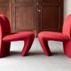 Set de 2 fauteuils lounge « Multipla » de Jane Dillon et Peter Wheeler.