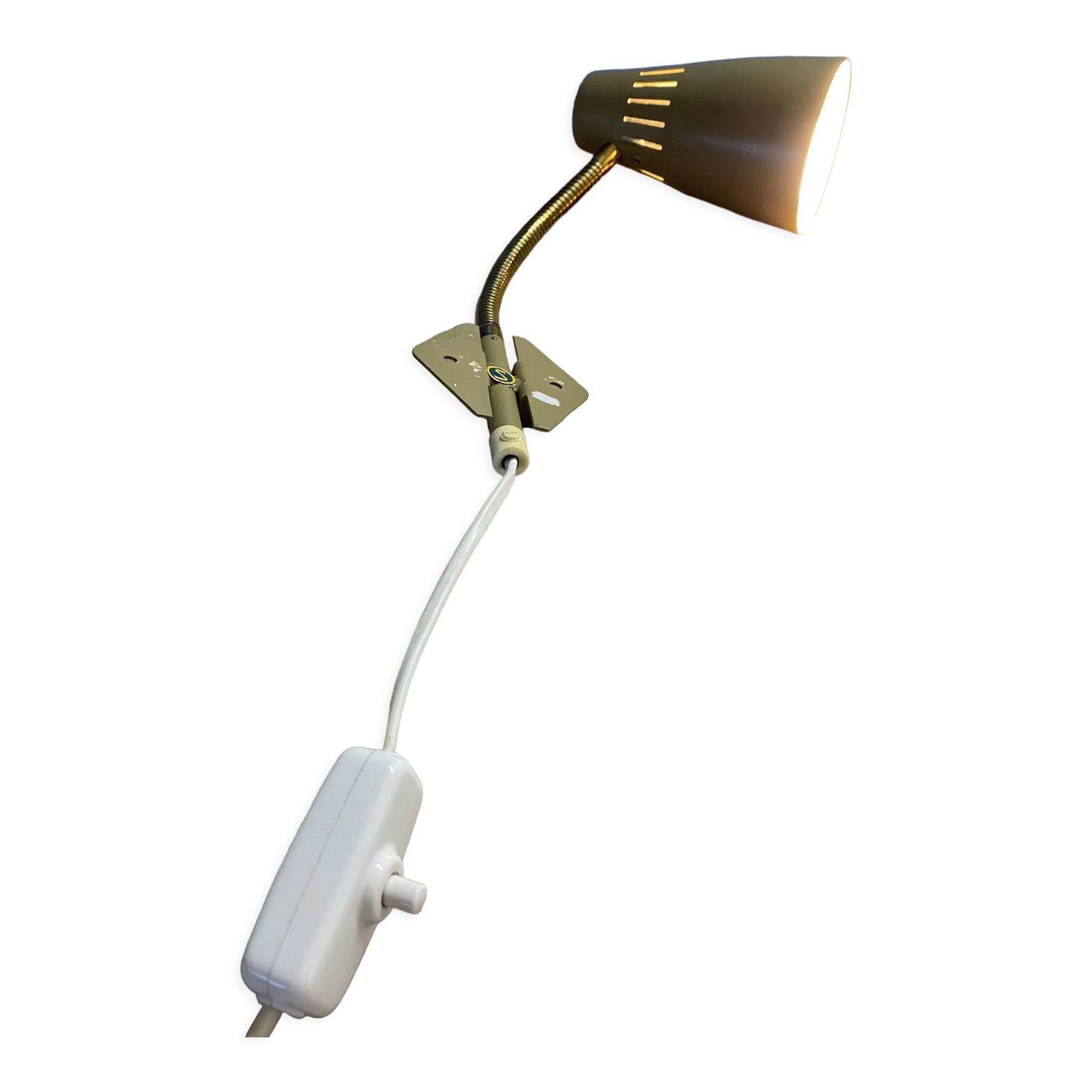 Vintage metal wall lamp