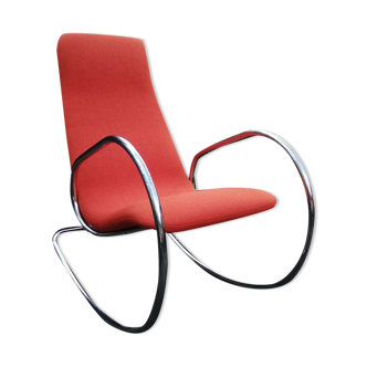Rocking-chair S 826, conçue par U. Böhme, Thonet, années 1970
