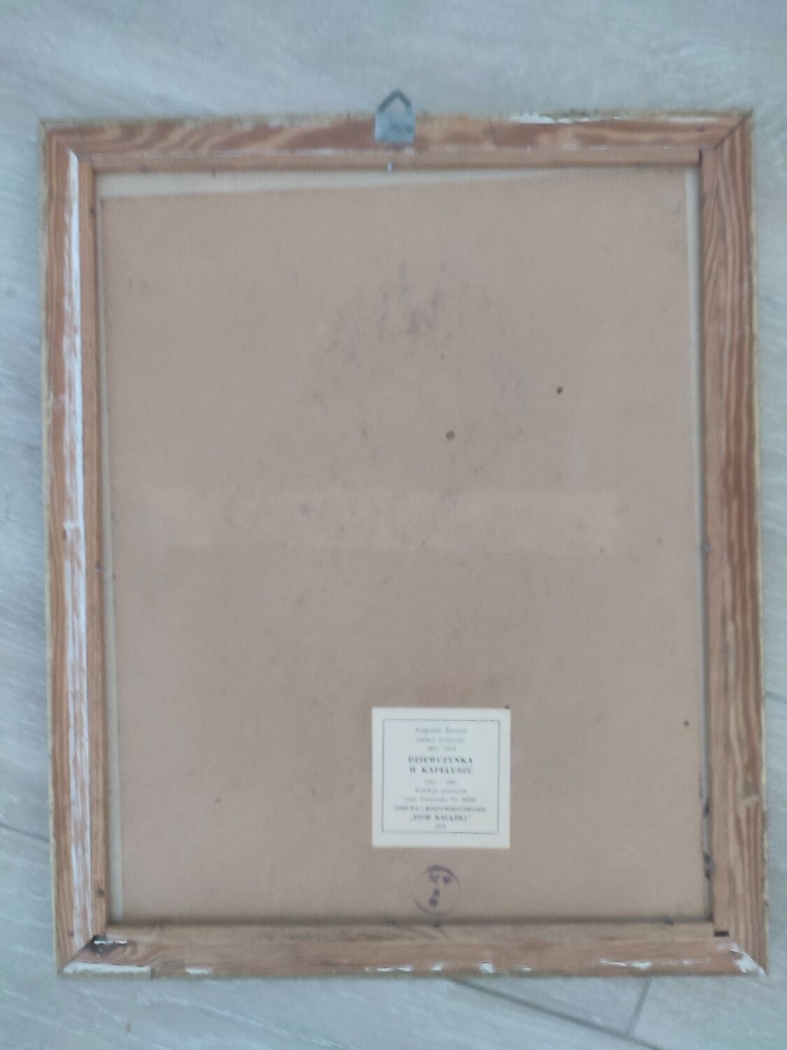 Reproduction painting August Renoir Portrait of a young girl in a blue hat