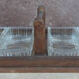 Art Deco ramekin holder, server or aperitif tray