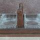 Art Deco ramekin holder, server or aperitif tray
