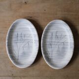 2 raviers niderviller ceramic kittens