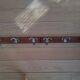 Lot 2 coat racks type schoolboy three hooks