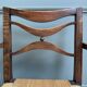 Fauteuil ancien en bois et assise paillée