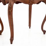 Side table with marble stone top