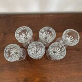 6 verres à liqueur de 19 siècle