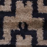 Vintage Turkish rug from Oushak, hand-woven 80x230 cm