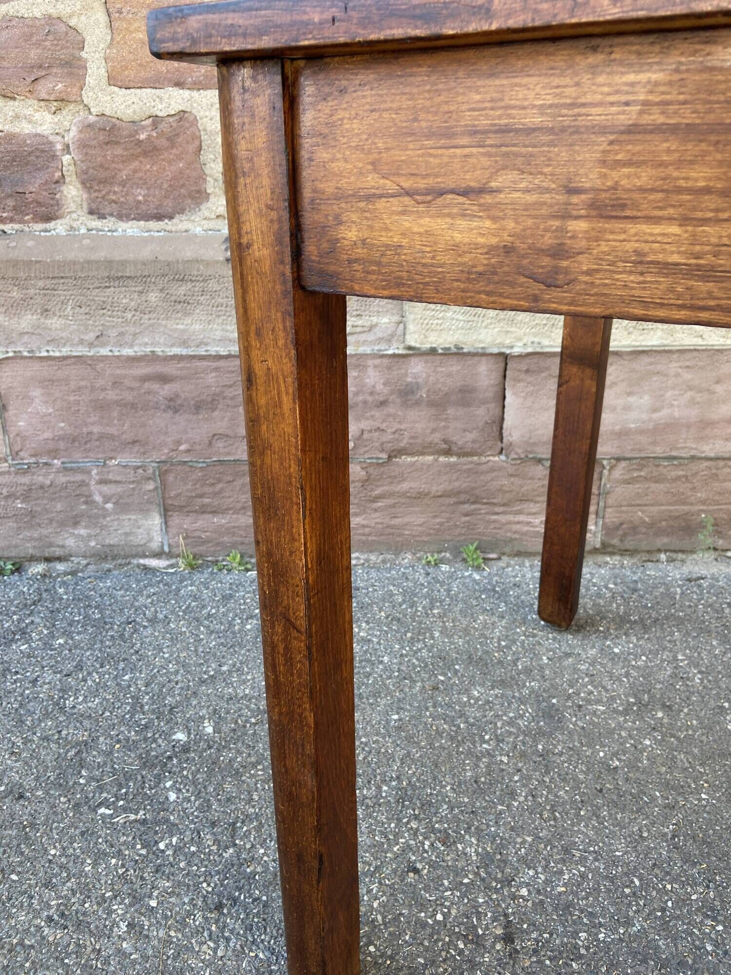 Café table bistro vintage brewery 1950 beech and fir tree colmar beer