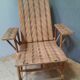 Chaise longue en osier d epoque 1900