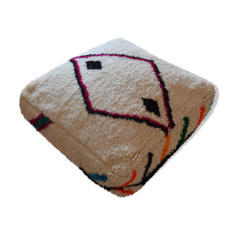 Pouf tapis marocain azilal