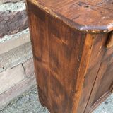 Vintage rustic fir buffet