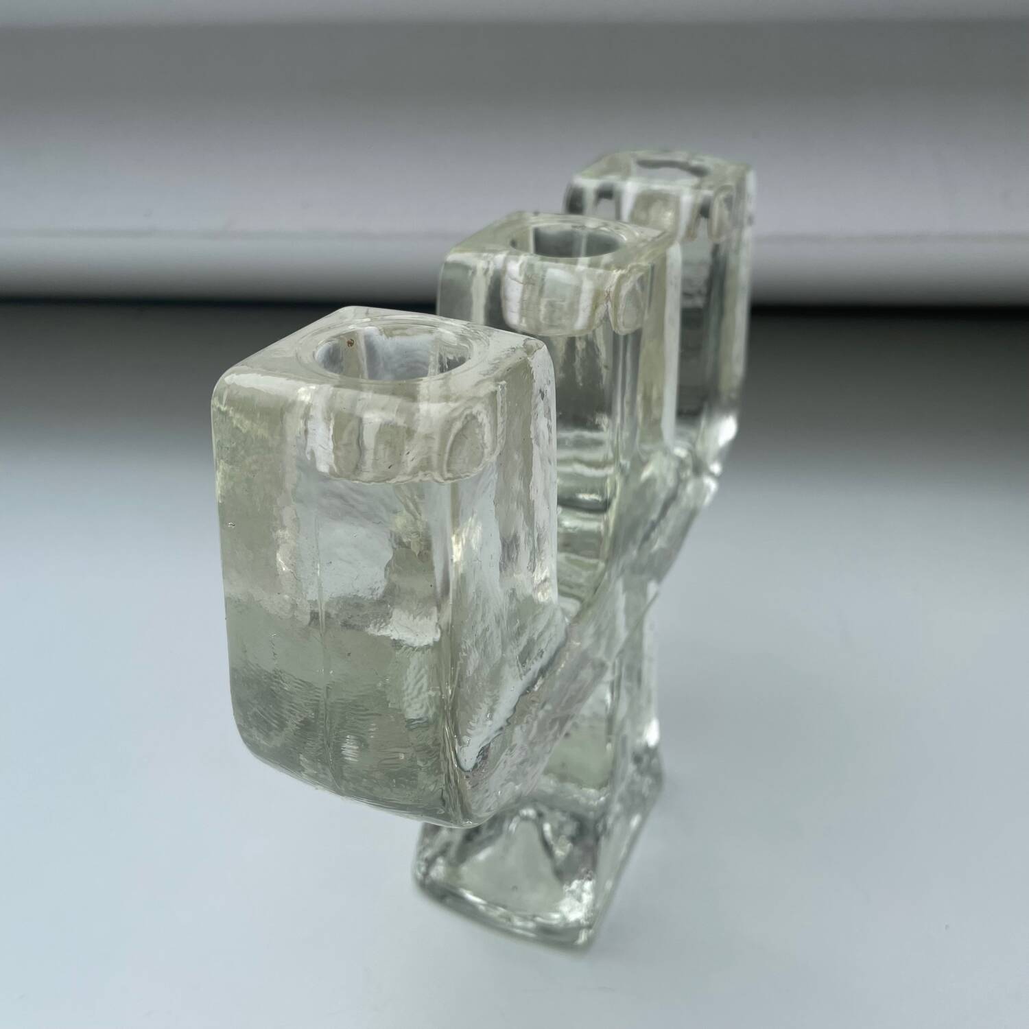 Bougeoir en verre, Pukeberg Suède