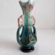Vase soliflore en barbotine art nouveau fin XIXe
