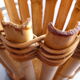 Vintage bamboo and rattan basket