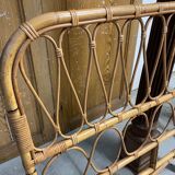 Vintage rattan headboard