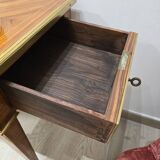 Empire Directoire style side table in marquetry
