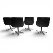 Set of 4 Wilkhahn Delta swivel chairs by Delta Design, 1970