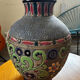 Amphora lamp vase Czechoslovakia Art Deco H 30 cm