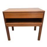 Scandinavian teak bedside table – made in Denmark – 1960s
