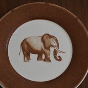 Set of 3 animal dessert plates Moulin des Loups