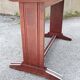 restored bistro table teak finish 1950