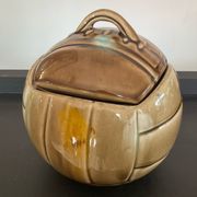 Pot vintage ballon en céramique émaillée