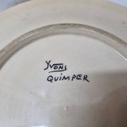 Assiettes Bretonne Yvon Quimper