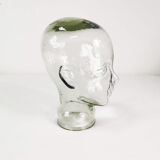 Modernist glass head, Germany, 1970s