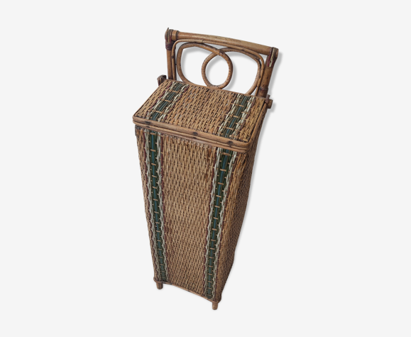Panière en rotin