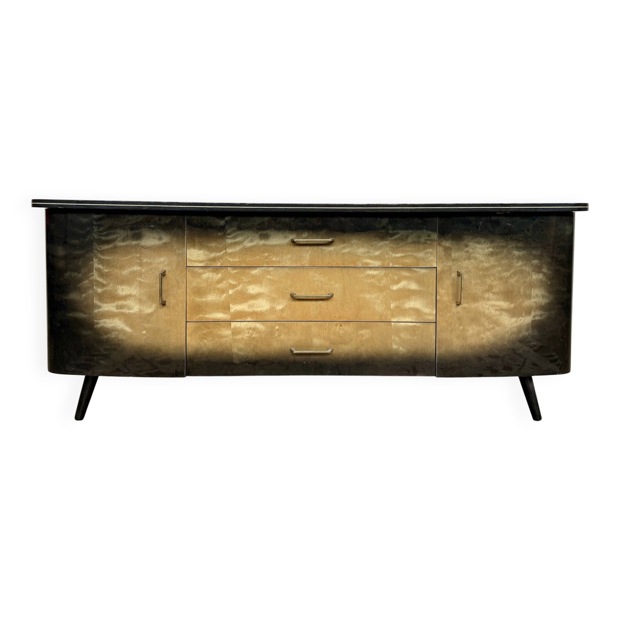 Vintage two-tone sideboard TV unit
