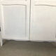 Wooden cabinet with wardrobe and shelves