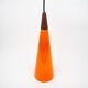 Danish vintage pendant lamp Trompet by Fog og Morup and Holmegaard, 1966